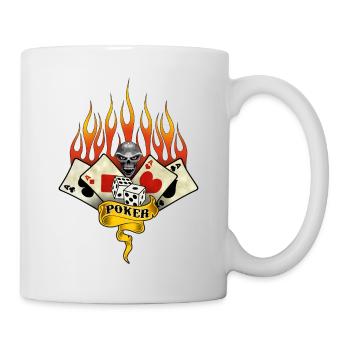 poker team design 2 - Mug - white - Right