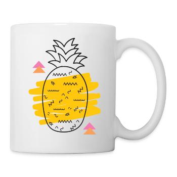 ananas - Mug blanc - blanc - Droite