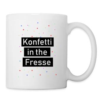 Confetti in the face - Mug - white - Right