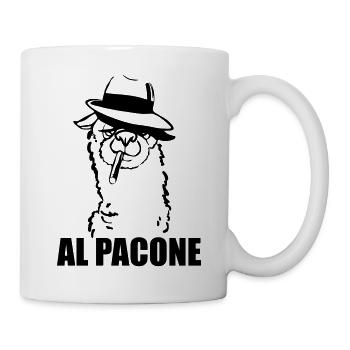 Al PACONE, Alpagas - Mug blanc - blanc - Droite