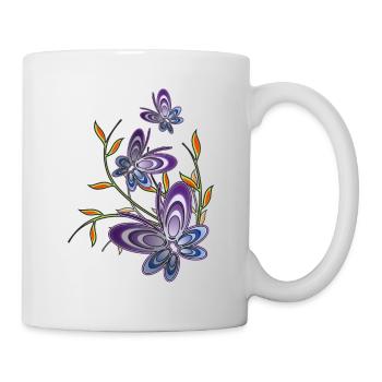 Butterflies2012 - Mug blanc - blanc - Droite
