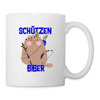 Schützenfest Biber Biberach Biberacher Schützen - Tasse - Weiß - Rechts