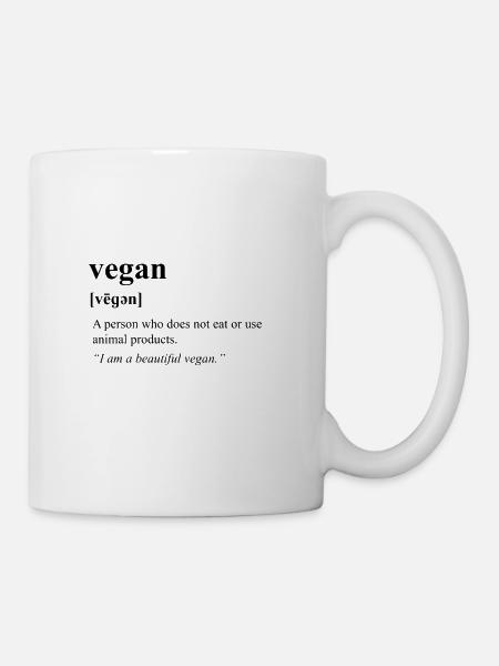 Vegan - Tasse - Weiß