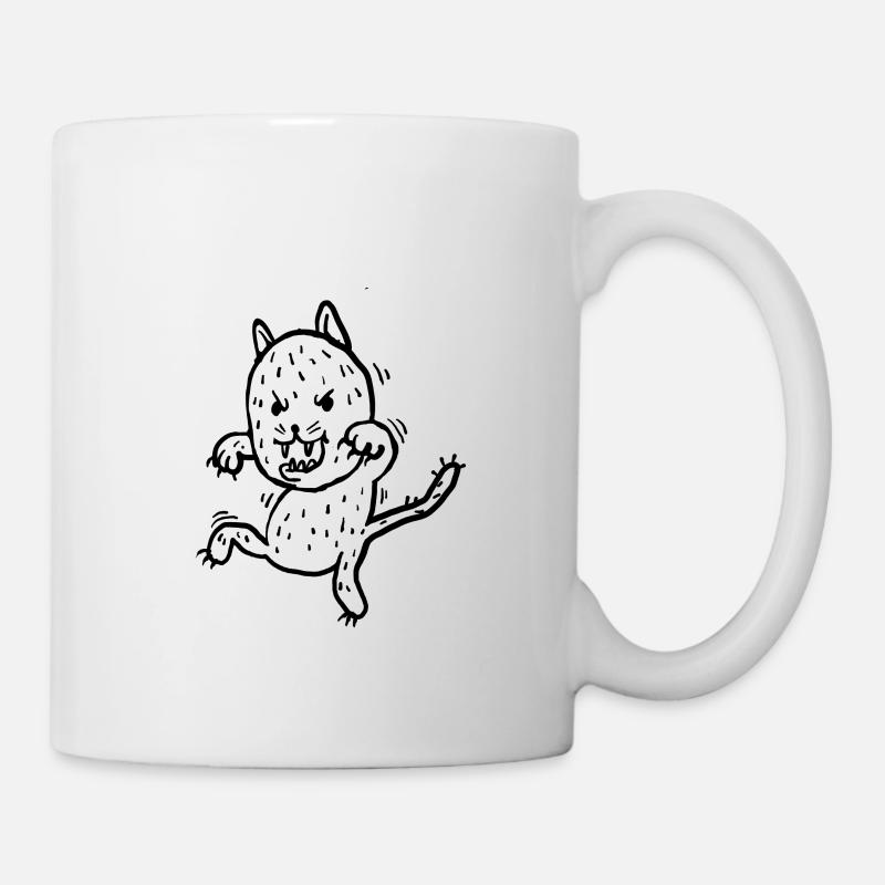 Boese chat - Mug blanc - blanc