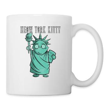 MEOW YORK KITTY - Mug blanc - blanc - Droite