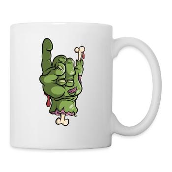 Heavy Metal Zombie Pommes fork - Mug - white - Right