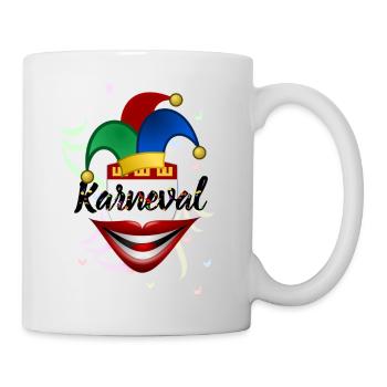 Karneval - Tasse - Weiß - Rechts