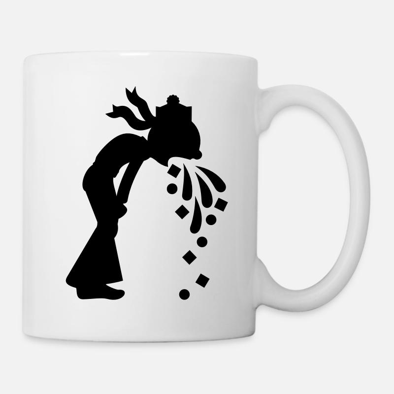 Matrose am Reihern / sailor barfing (1c) - Tasse - Weiß