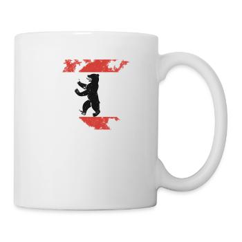 Ours de Berlin, cadeau - Mug blanc - blanc - Droite