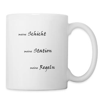 mes règles - Mug blanc - blanc - Droite