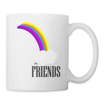 beste Freunde - Tasse - Weiß - Rechts