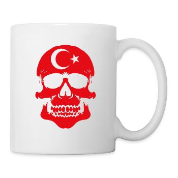 Turquie Tête de mort - Mug blanc - blanc - Droite