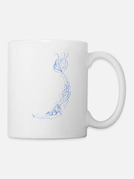 Meerjungfrau - Tasse - Weiß