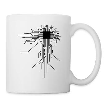 CPU processor - Mug - white - Right