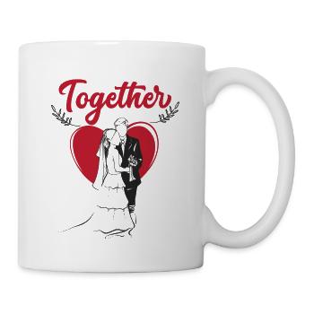 Hochzeit Ehe Trauung Liebe Treue Geschenkidee - Tasse - Weiß - Rechts