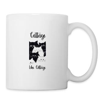 Cadeau d'animal de chat chat - Mug blanc - blanc - Droite