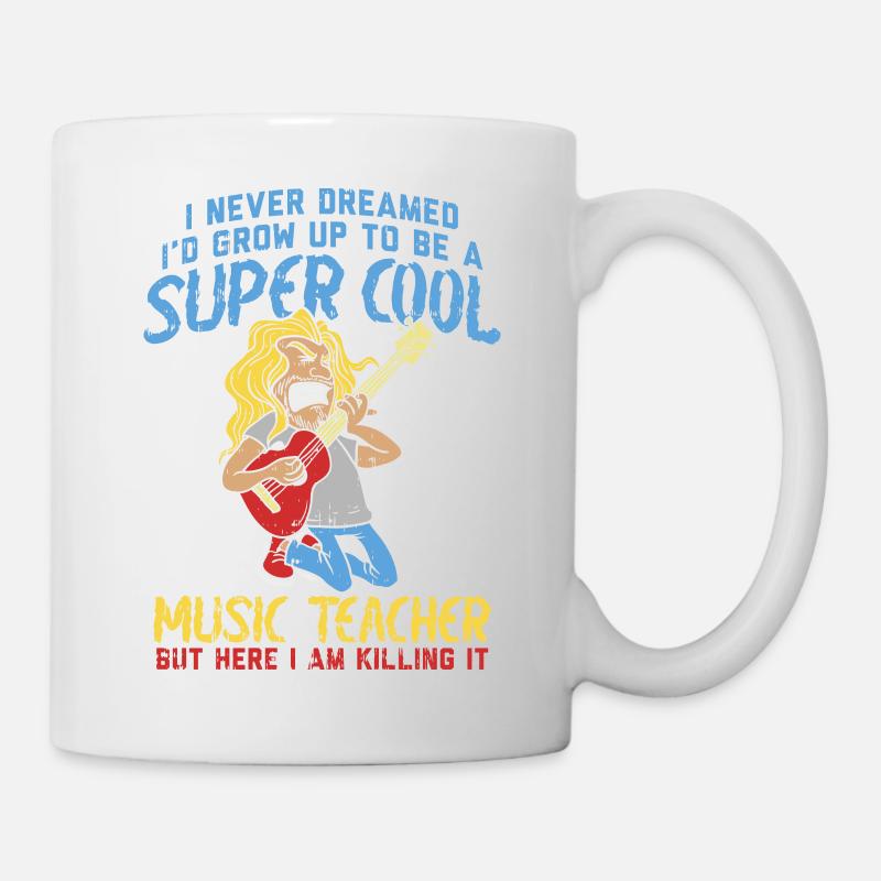 Professeur de musique super cool - Mug blanc - blanc