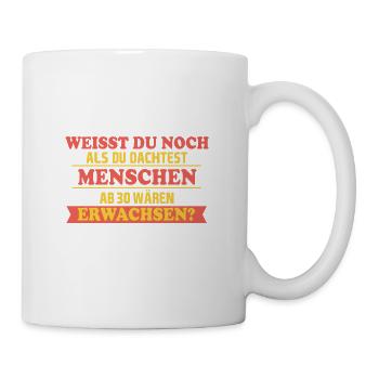 Adult problem - Mug - white - Right