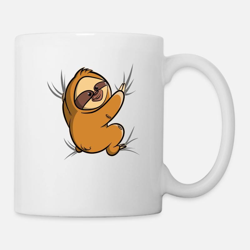 Sloth clings tight - Mug - white