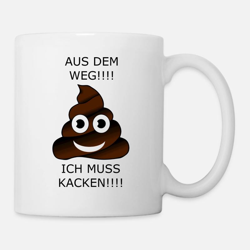 Kackhaufen - Mug blanc - blanc