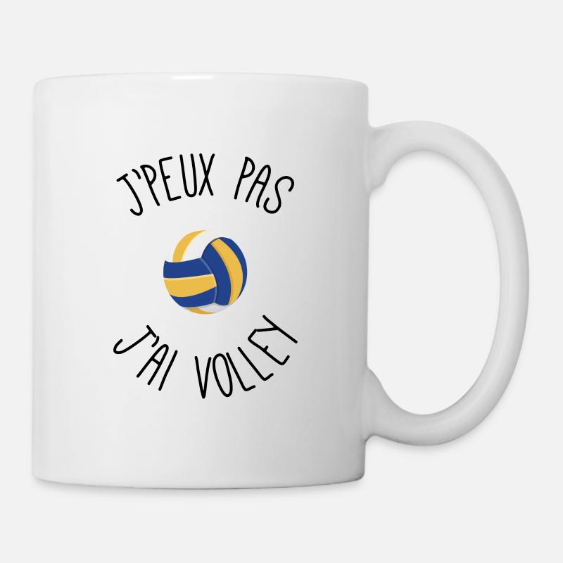 Je peux pas j'ai volley - Mug blanc - blanc