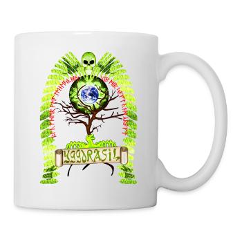 Yggdrasil - Tasse - Weiß - Rechts