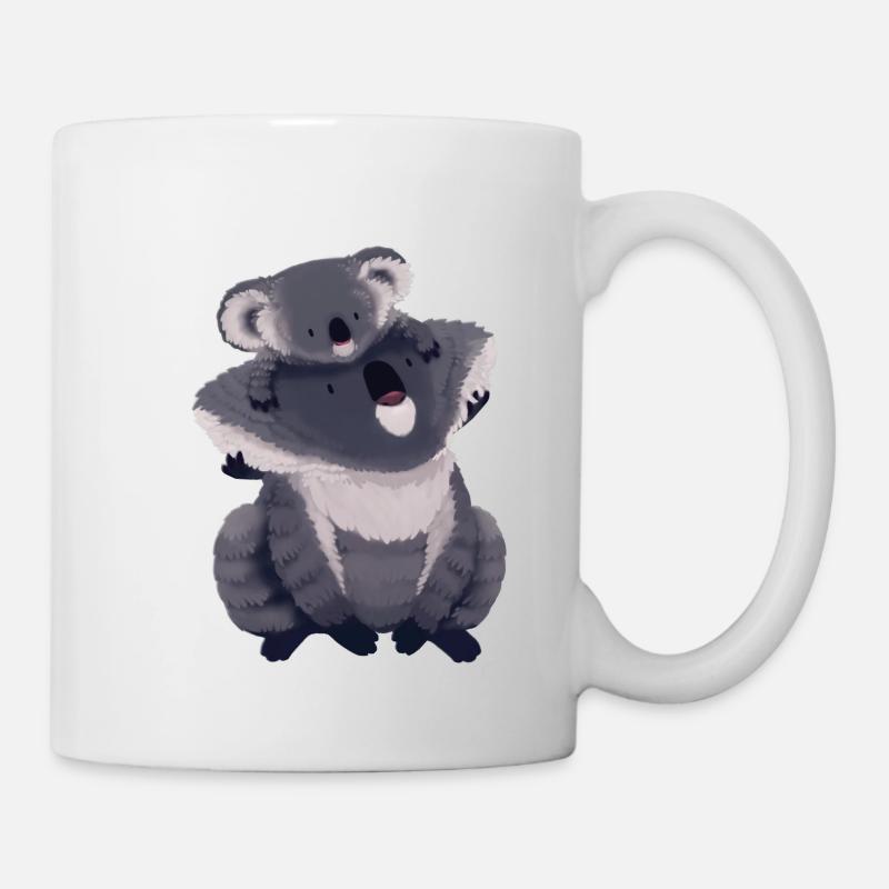 Koala illustration - Mug blanc - blanc