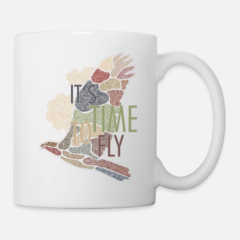 It's Time to Fly... - Tasse - Weiß