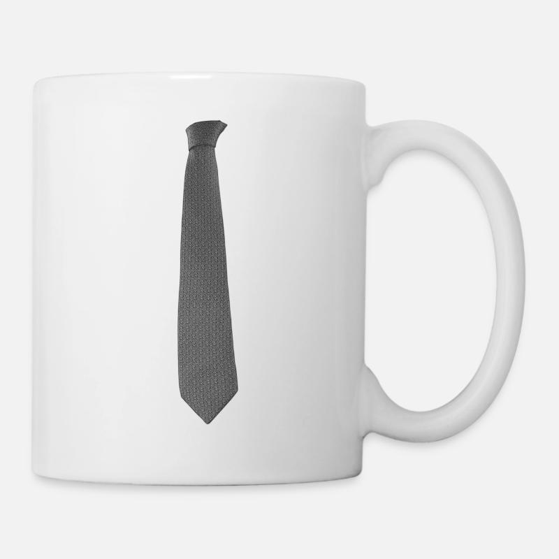 Grey Tie - Tasse - Weiß