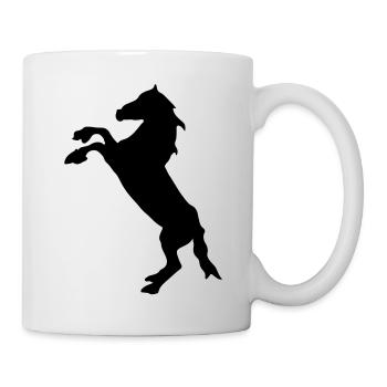 cheval - Mug blanc - blanc - Droite