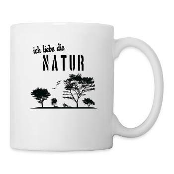 Natur - Tasse - Weiß - Rechts
