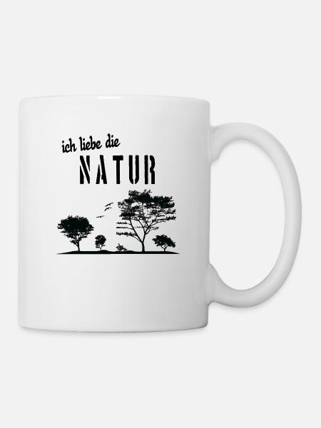 Natur - Tasse - Weiß