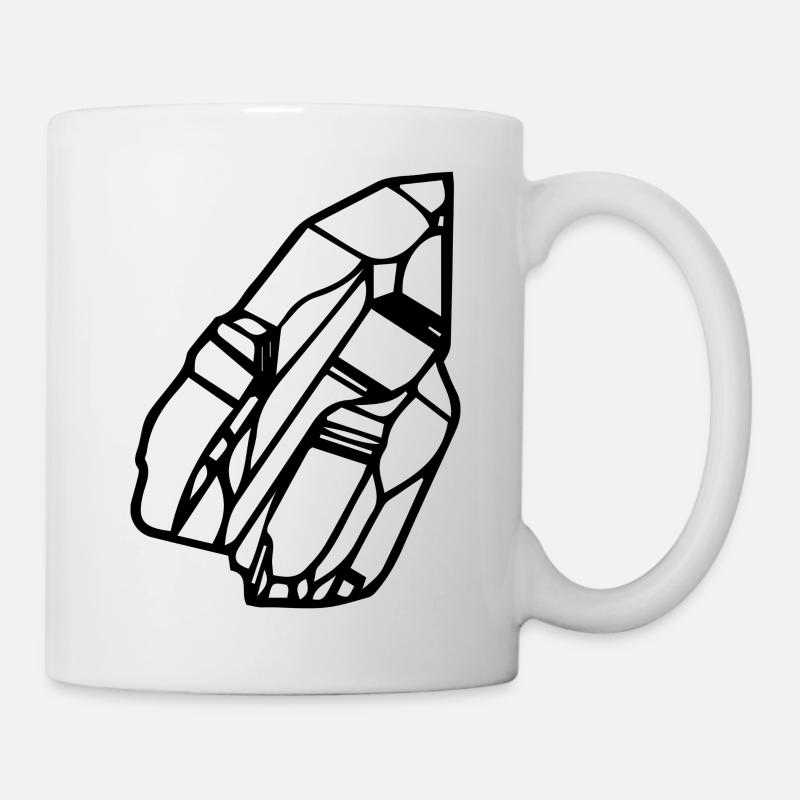 Icon Edelstein Motiv Geschenk Idee - Tasse - Weiß