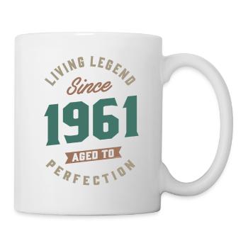 Depuis 1961 - Anniversaire - Mug blanc - blanc - Droite