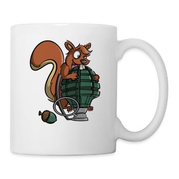 Squirrel grenade - Mug - white - Right