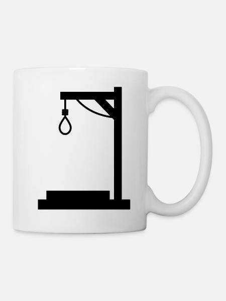 galgen___f1 - Tasse - Weiß