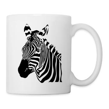 ZEBRA - Tasse - Weiß - Rechts