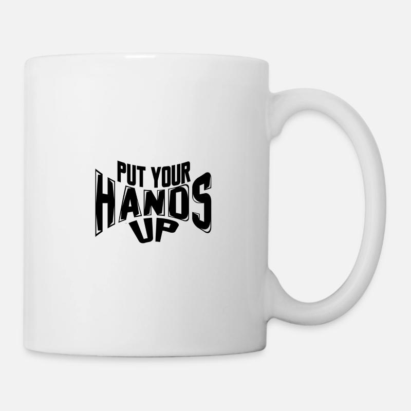 Put your hands up - Tasse - Weiß