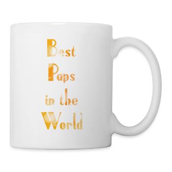 Best Paps in the World / Best Dad in the World - Mug - white - Right