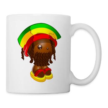Rasta Pépé.png - Mug blanc - blanc - Droite
