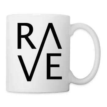 RAVE - Tasse - Weiß - Rechts