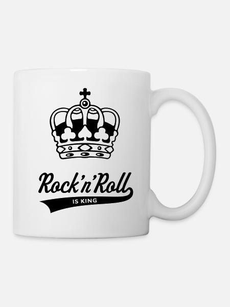 Rock 'n' Roll Is King - Mug blanc - blanc