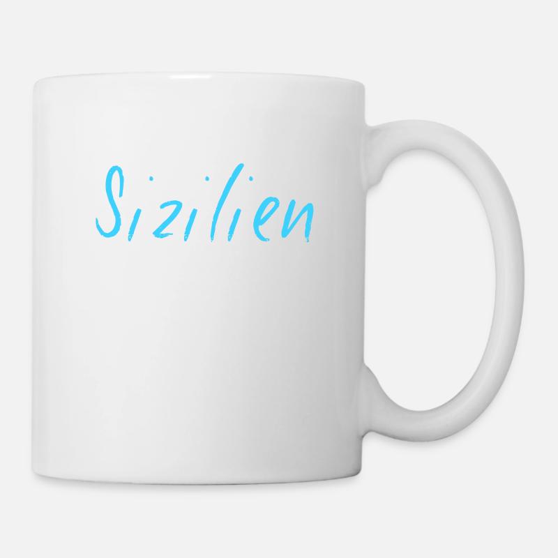 Sizilien - Tasse - Weiß