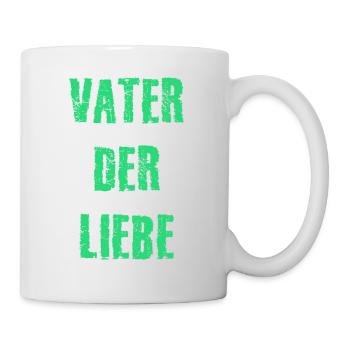 Vater der Liebe / Papa / Vatertag - Tasse - Weiß - Rechts
