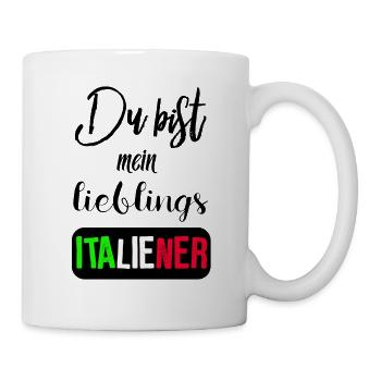 Tu es mon italien préféré - Mug blanc - blanc - Droite