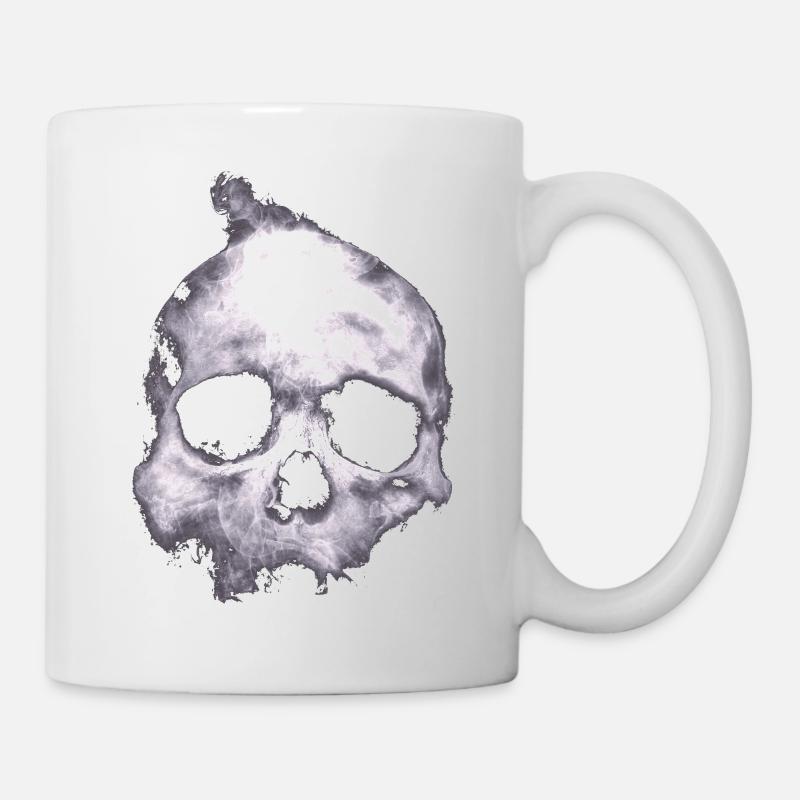 skull - Mug - white