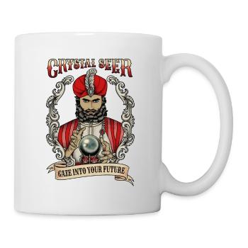 Boule de cristal diseuse de bonne aventure - Mug blanc - blanc - Droite