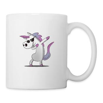 Unicorn / Unicorn - cool hipster - Mug - white - Right