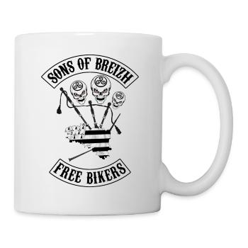 sons of breizh bikers 3 - Mug blanc - blanc - Droite