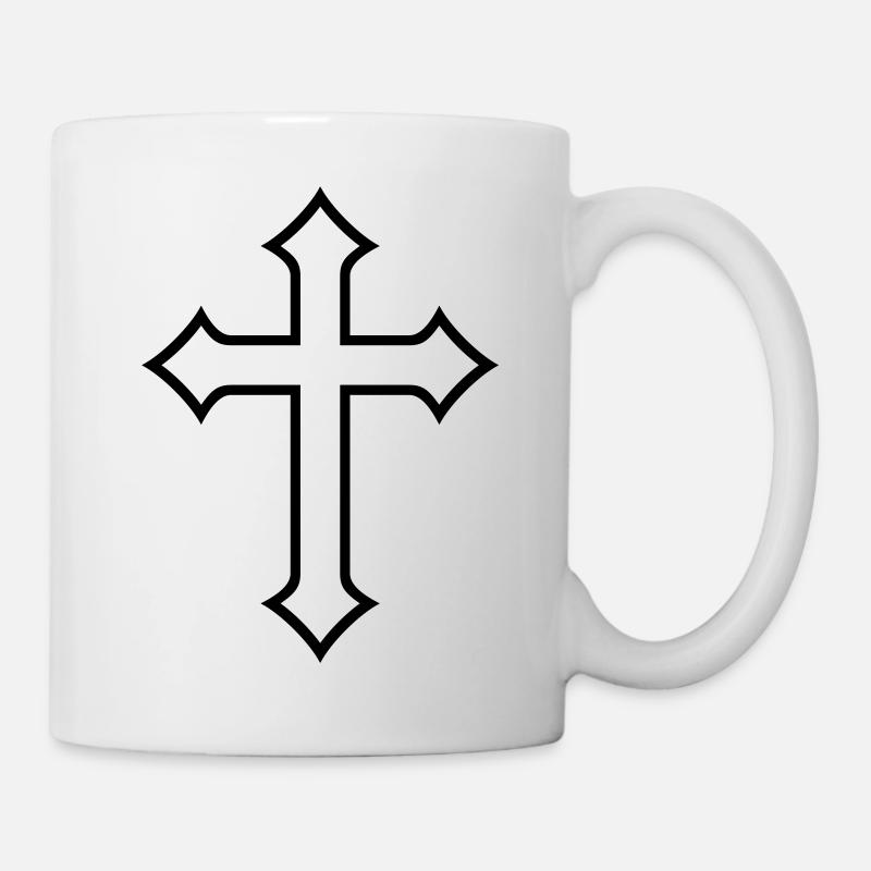 cross u - Tasse - Weiß